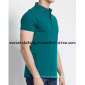 Custom Fashion Cotton Men Camisa Polo por atacado